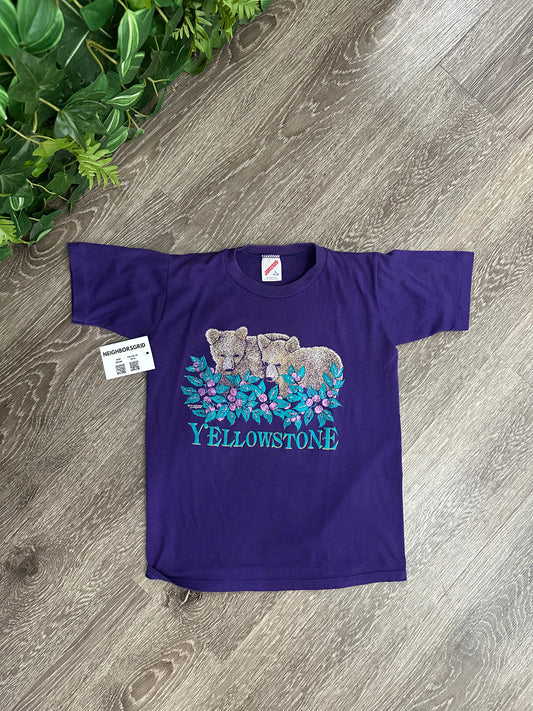 (Kids Large) Purple 'Yellowstone' Shirt 007