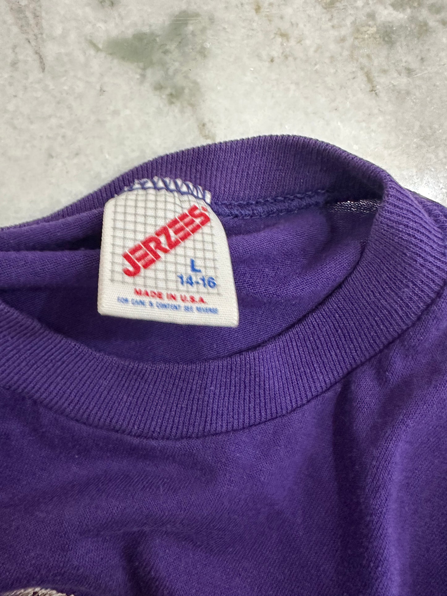 (Kids Large) Purple 'Yellowstone' Shirt 007
