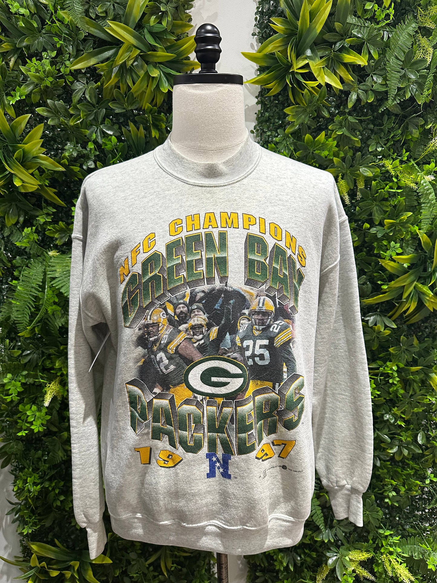 (Mens Large) 1997 Green Bay Packers NFC Confernce Champions Sweater 007