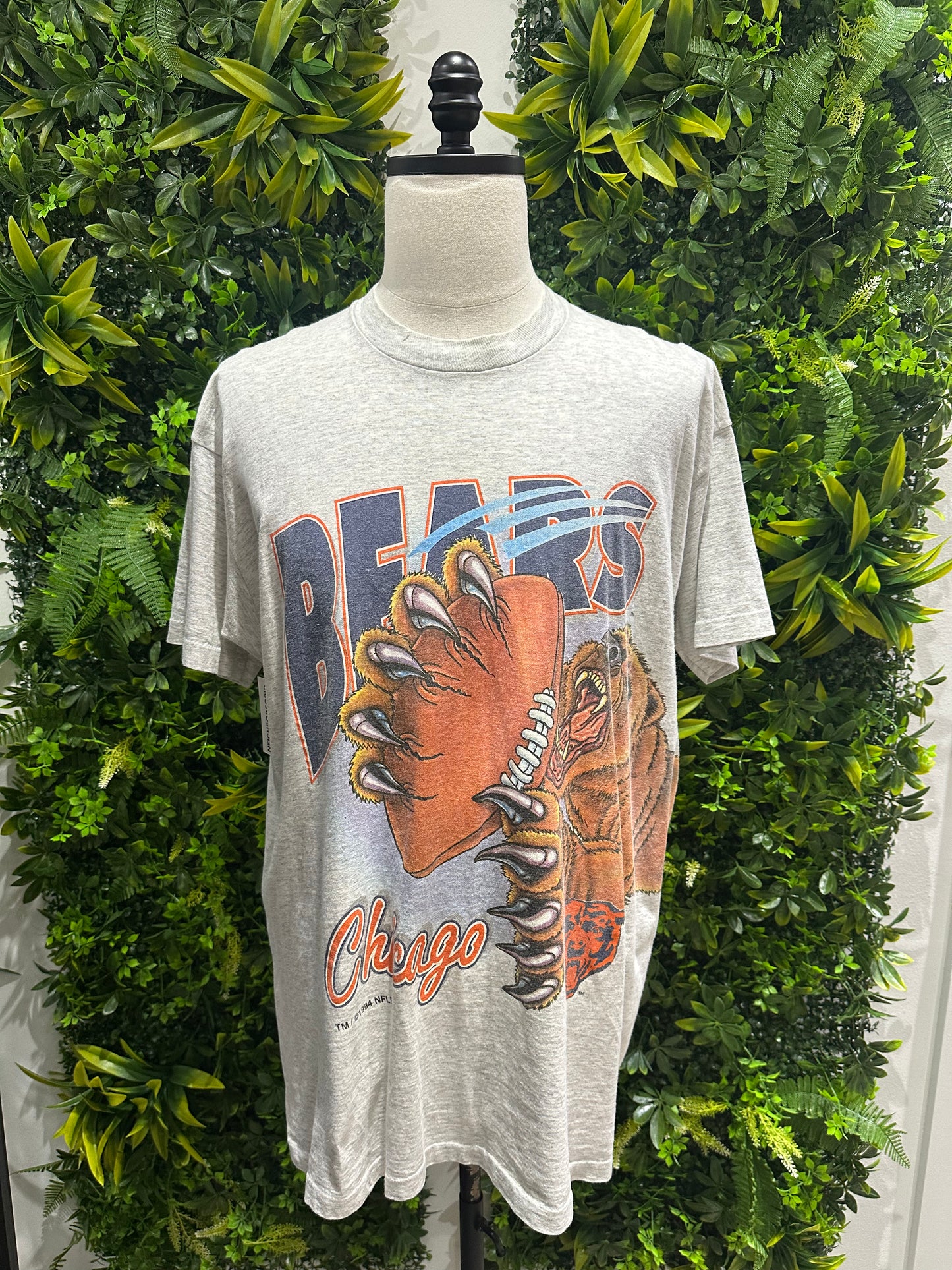 (Mens XL) 90s Chicago Bears Large Print Shirt 007