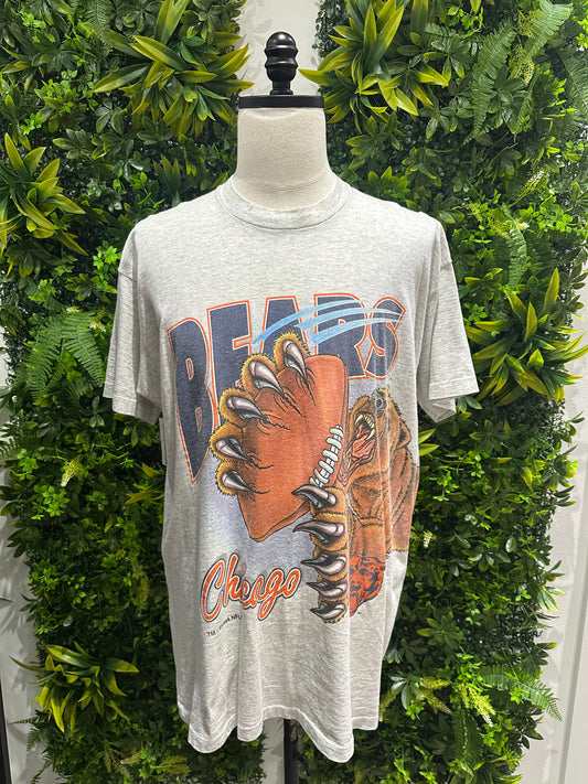 (Mens XL) 90s Chicago Bears Large Print Shirt 007