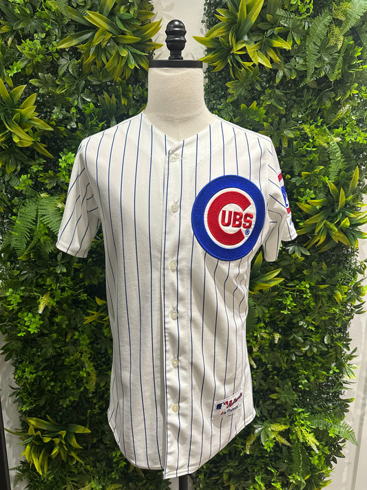 (Mens Large) MLB Chicago Cubs 'Pat Hughes' Jersey 007