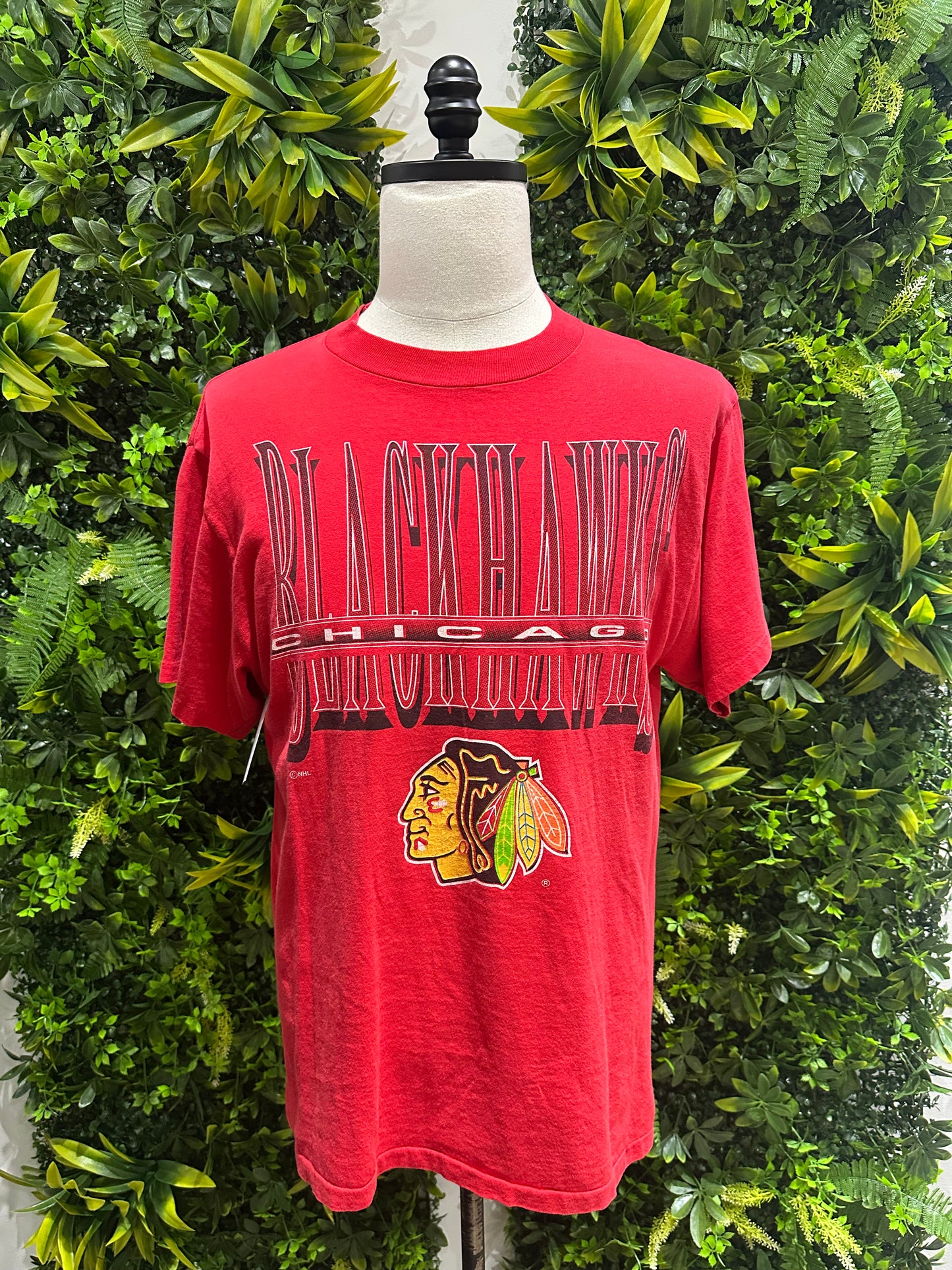 (Mens Large) 90s Chicago Blackhawks Shirt
