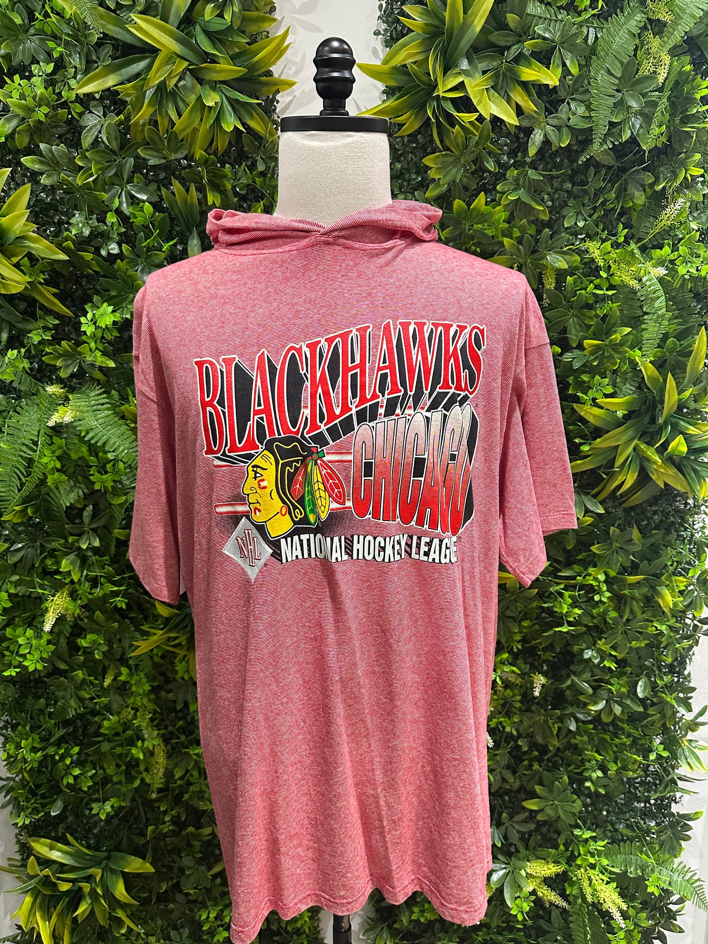 (Mens XL) 90s Chicago Blackhawks Hoodie Shirt
