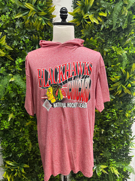 (Mens XL) 90s Chicago Blackhawks Hoodie Shirt