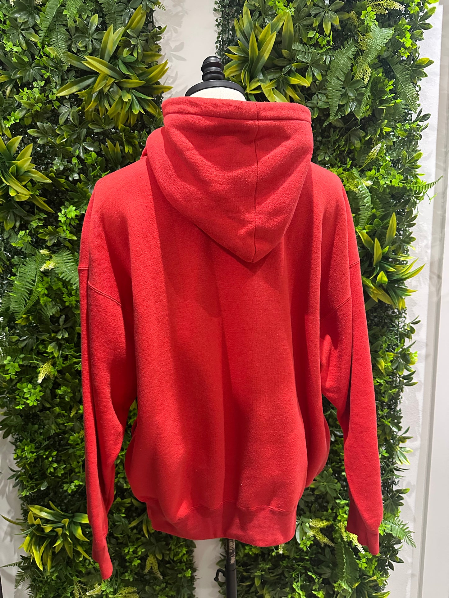 (Mens XL) 90s Wisconsin Henley Hoodie