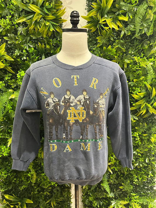 (Mens Small) 90s Notre Dame Sweater