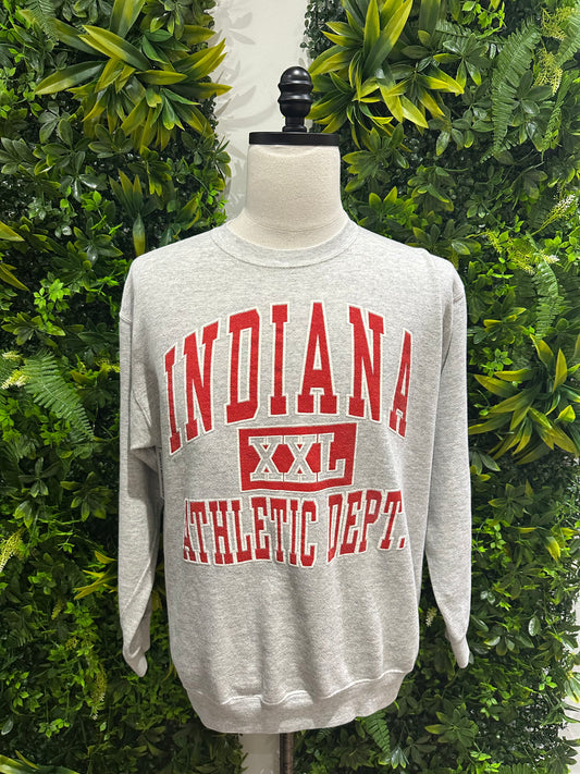(Womans Large) 80s Indiana Athletic Dept Sweater