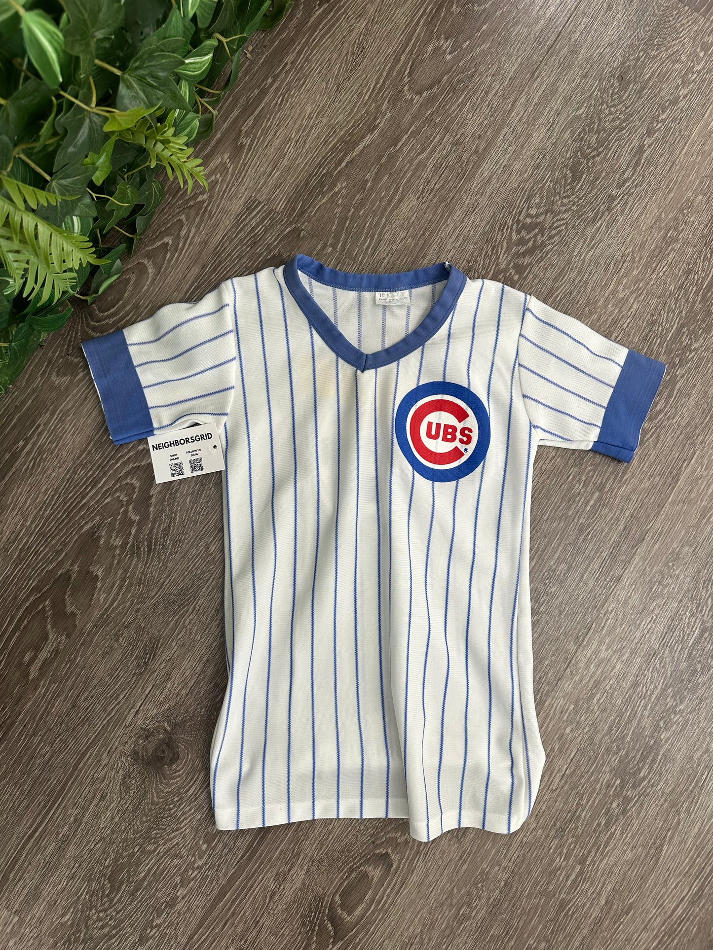 (Kids Large) 90s Chicago Cubs 'Pepsi Challenge' Jersey