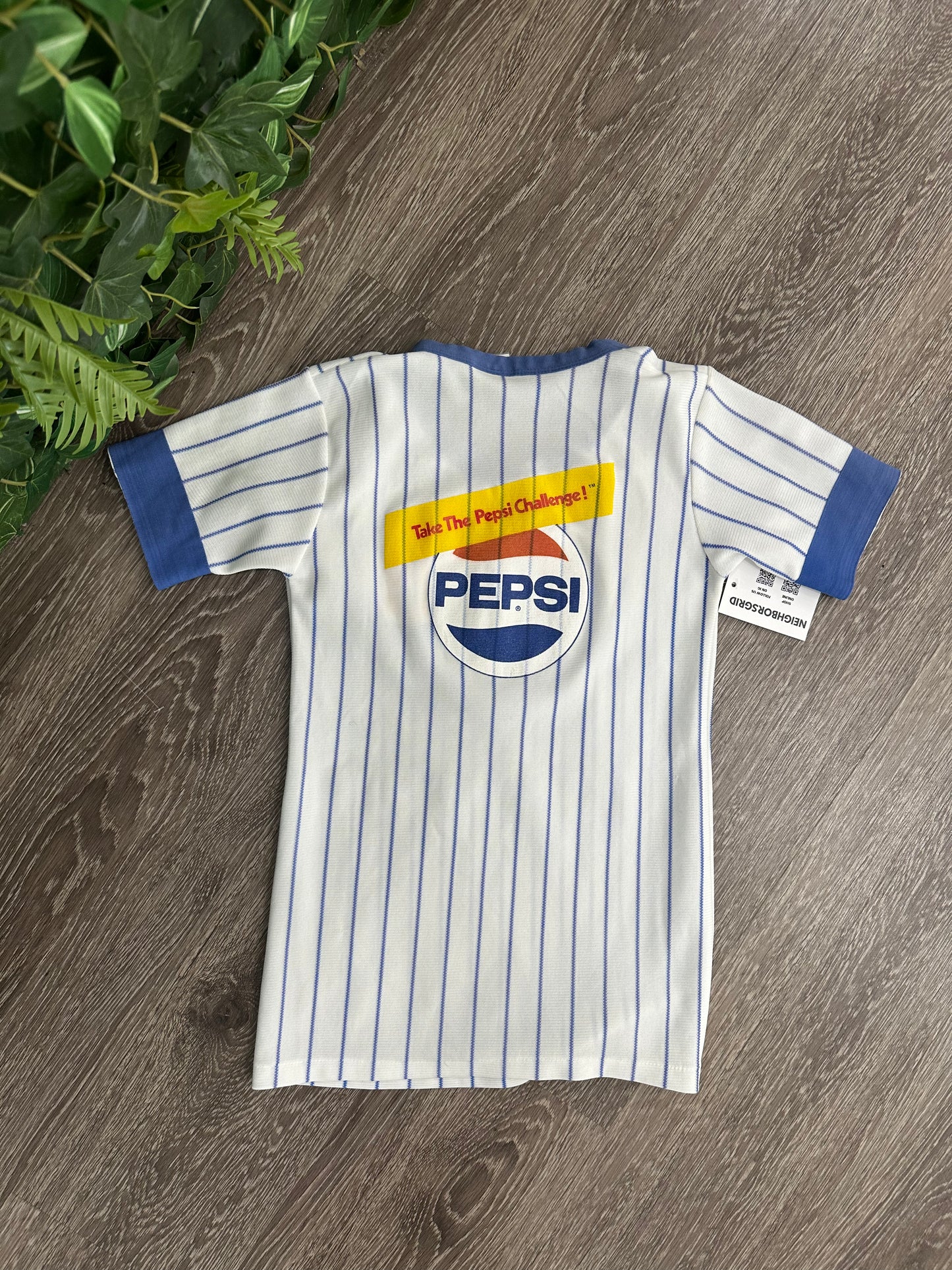 (Kids Large) 90s Chicago Cubs 'Pepsi Challenge' Jersey