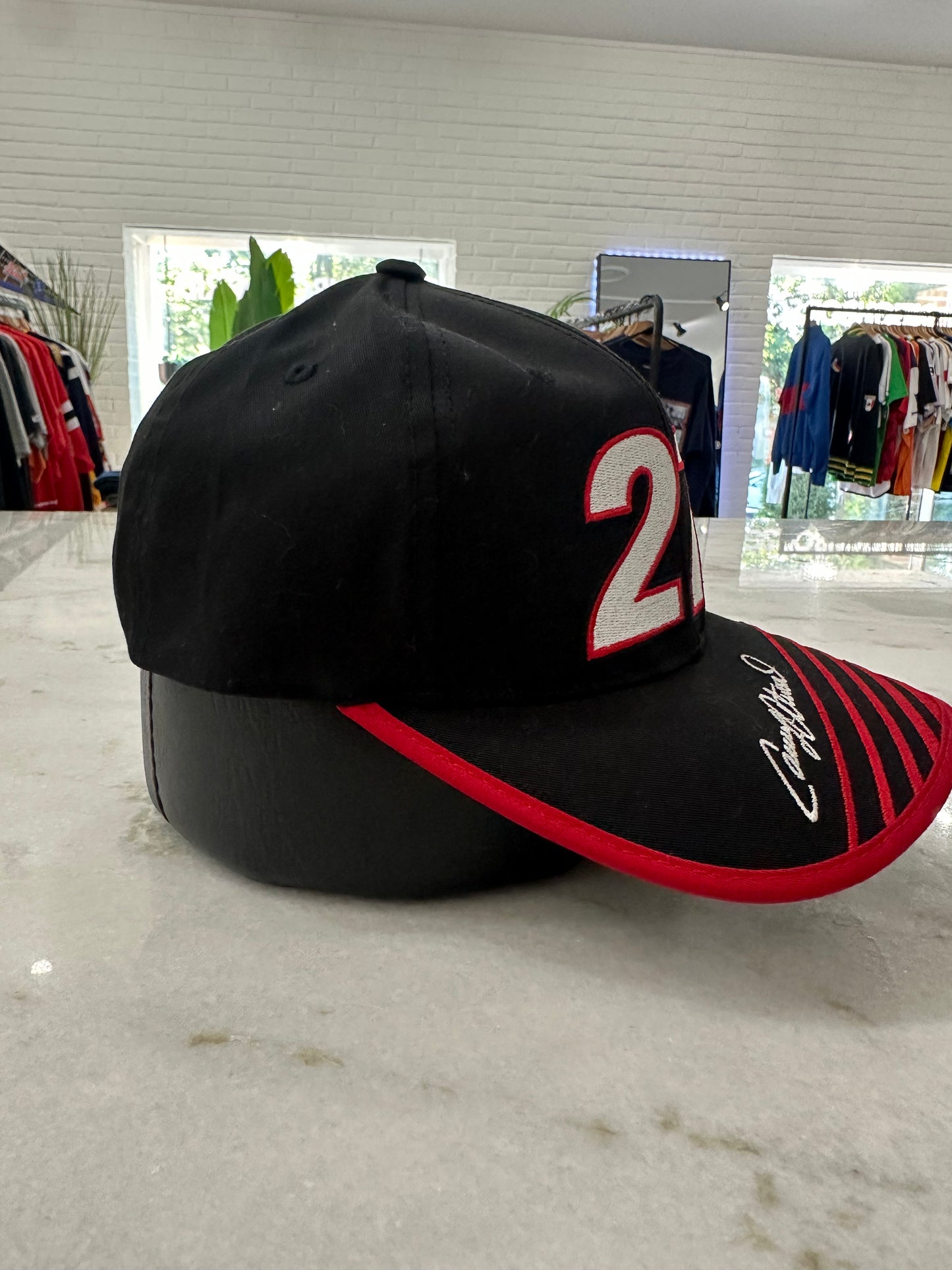 Black Chase Authentics Nascar Snap-Back Hat 007