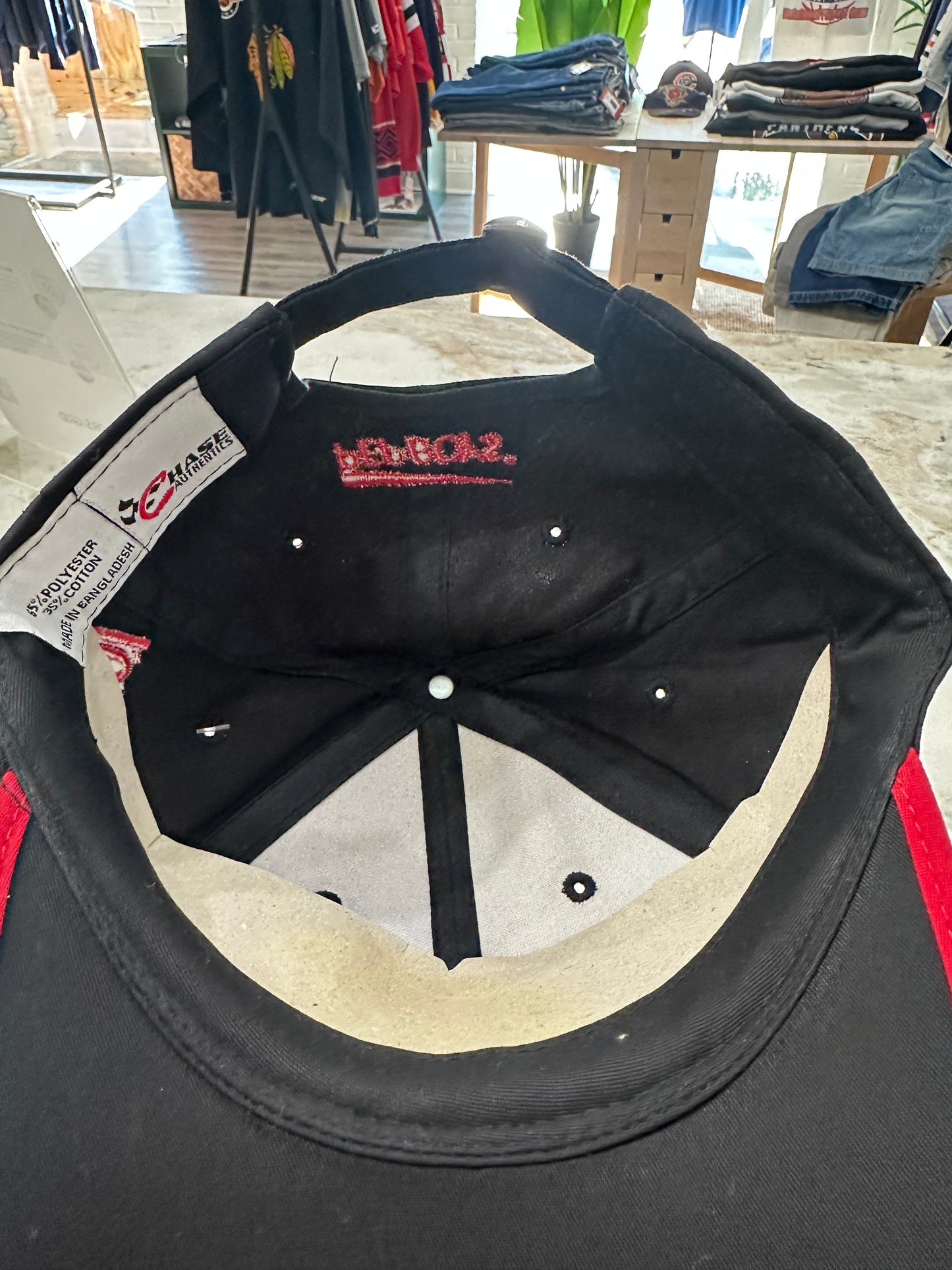 Black Chase Authentics Nascar Snap-Back Hat 007