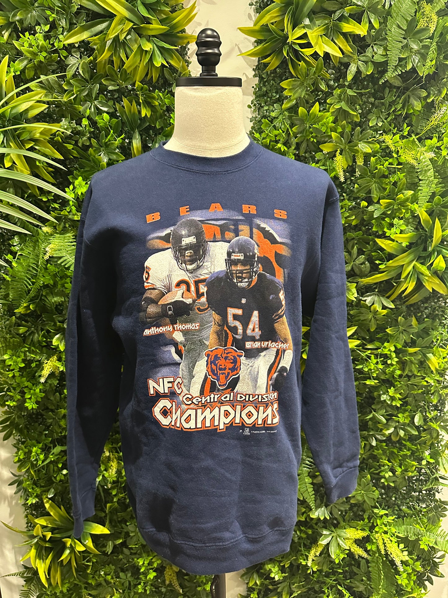 (Mens Large) Anthony Thomas Brian Urlacher Chicago Bears Sweater