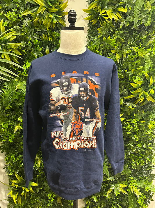 (Mens Large) Anthony Thomas Brian Urlacher Chicago Bears Sweater