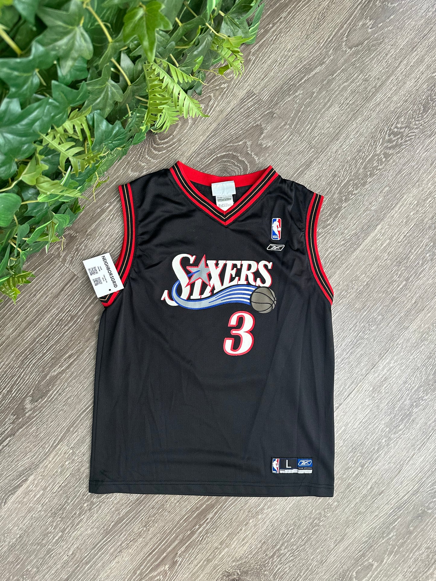 (Kids Large) Allen Iverson Philadelphia 76ers Jersey