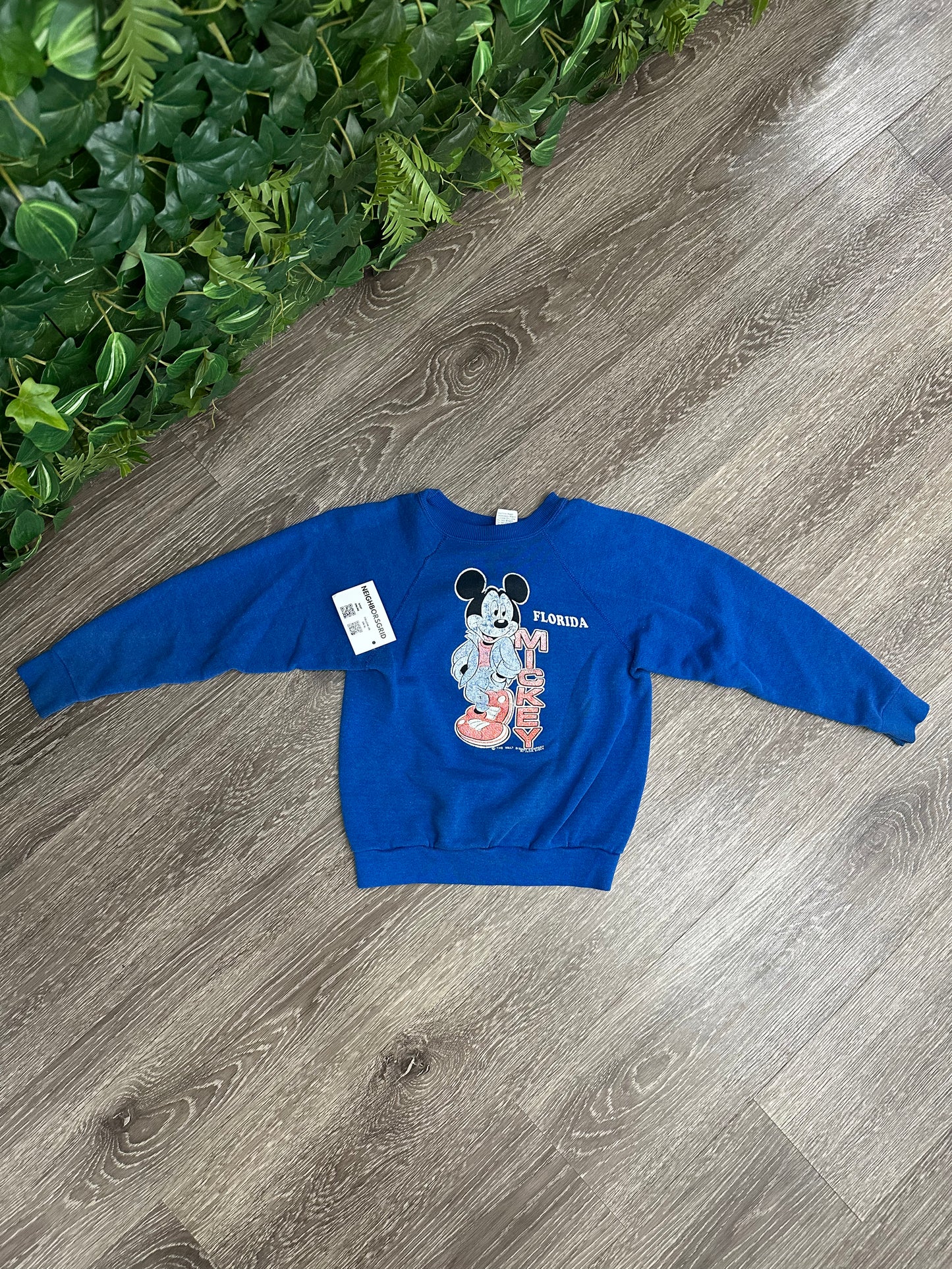 (Kids Medium) 90s Disney Mickey Mouse Sweater