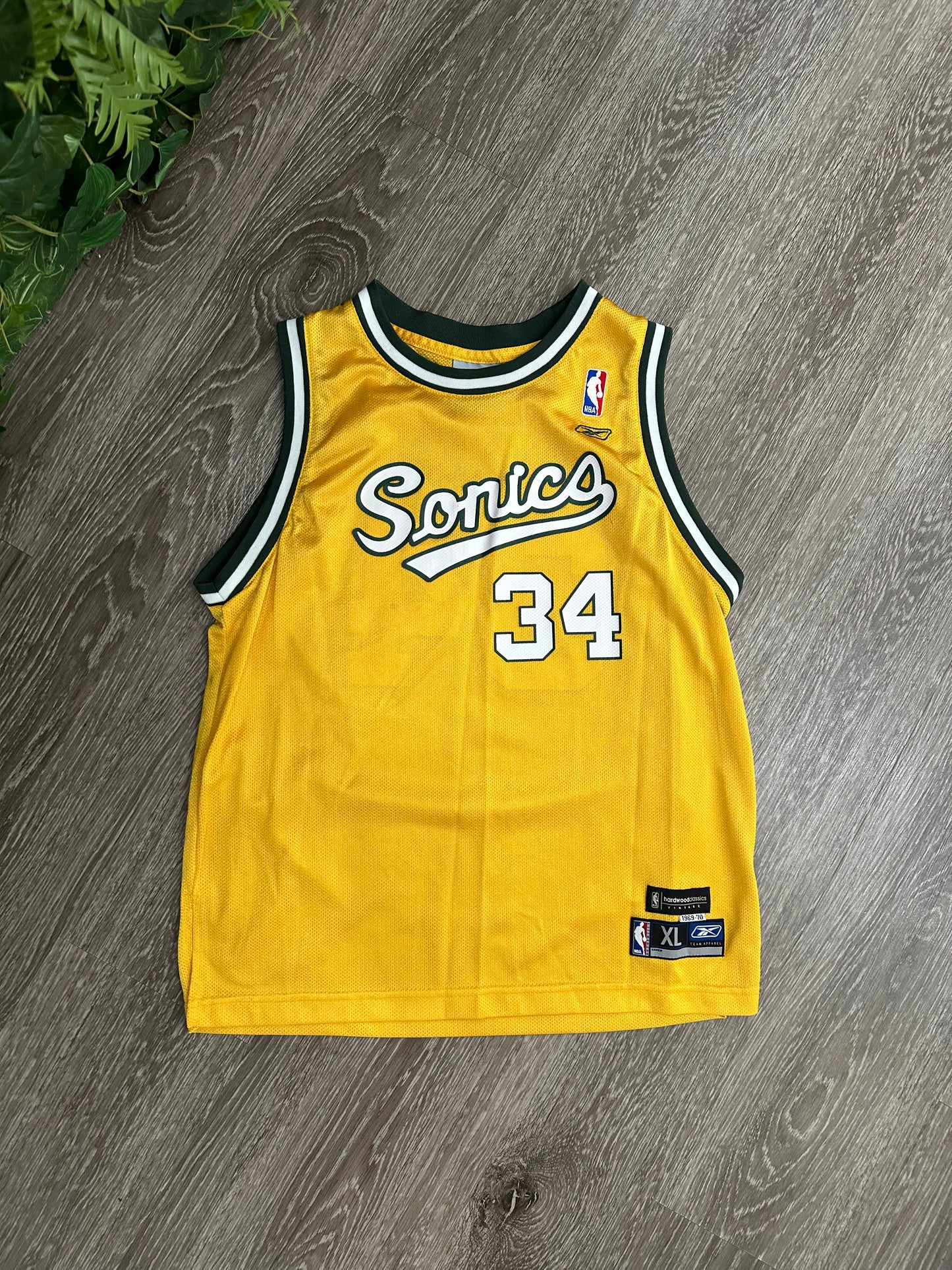 (Kids XL) 90s Seattle Supersonics Ray Allen Jersey