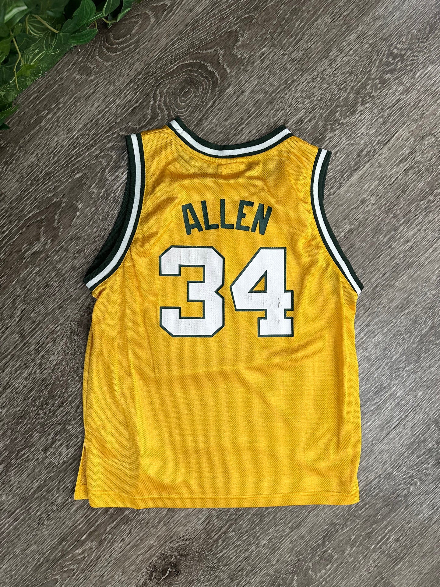 (Kids XL) 90s Seattle Supersonics Ray Allen Jersey