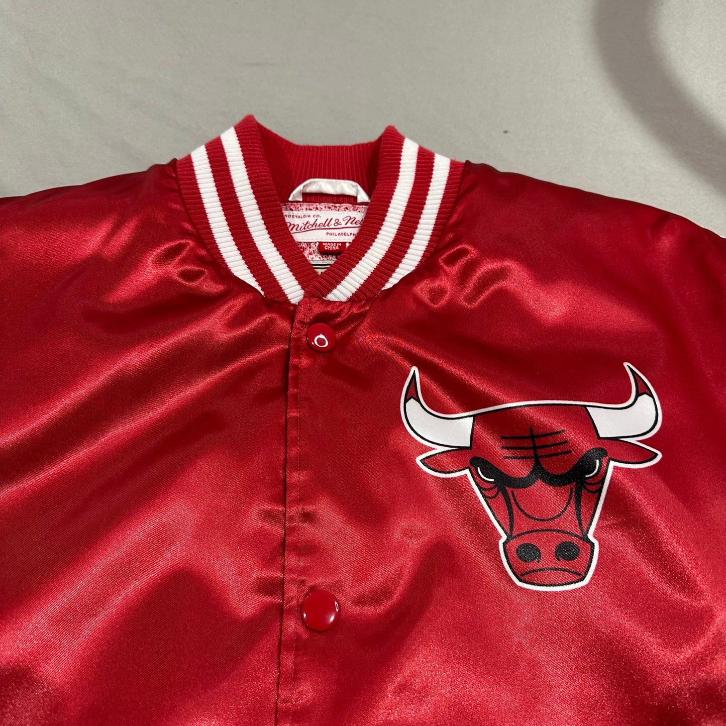 Mitchell & Ness Chicago Bulls Jacket Mens Medium