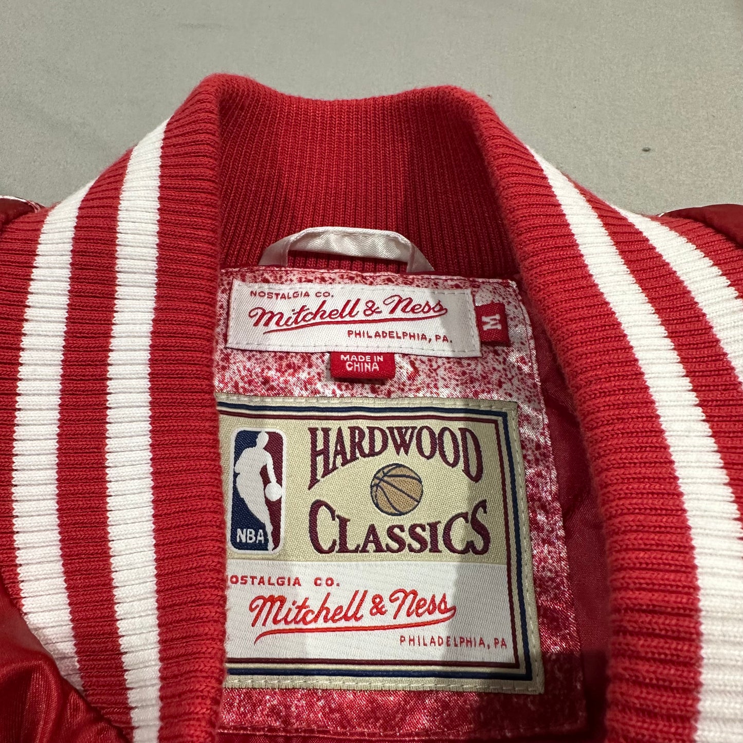 Mitchell & Ness Chicago Bulls Jacket Mens Medium