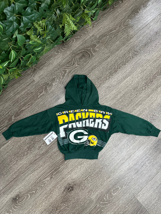 (Kids Small) 90s Green Bay Packers Hoodie