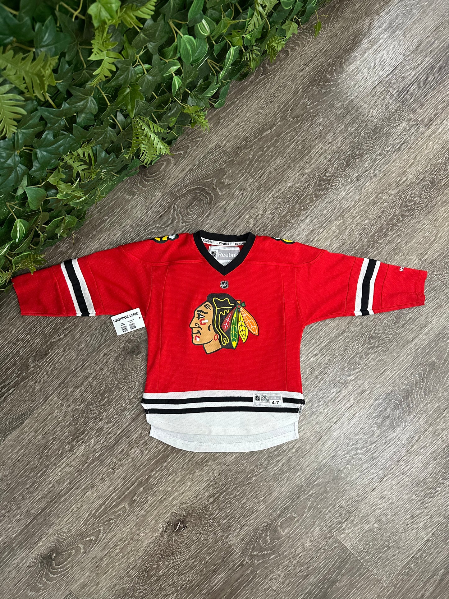 (Kids 4/7) Chicago Blackhawks Jonathan Toews Jersey