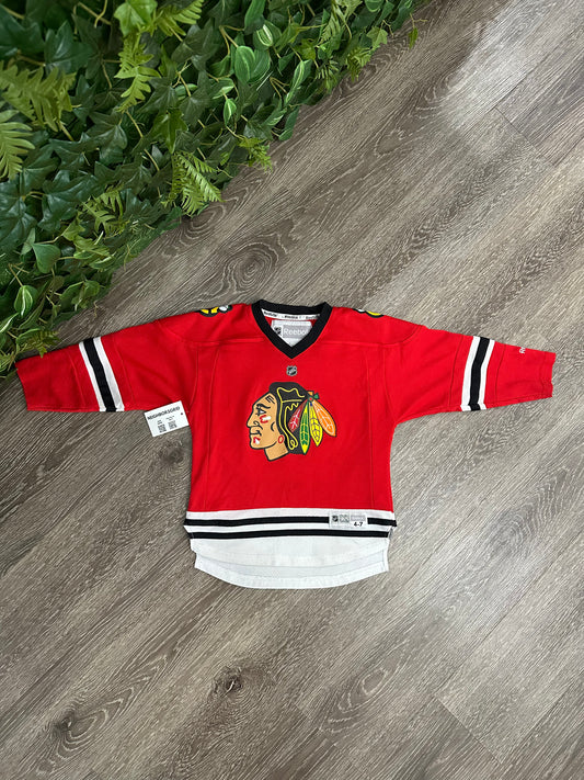 (Kids 4/7) Chicago Blackhawks Jonathan Toews Jersey
