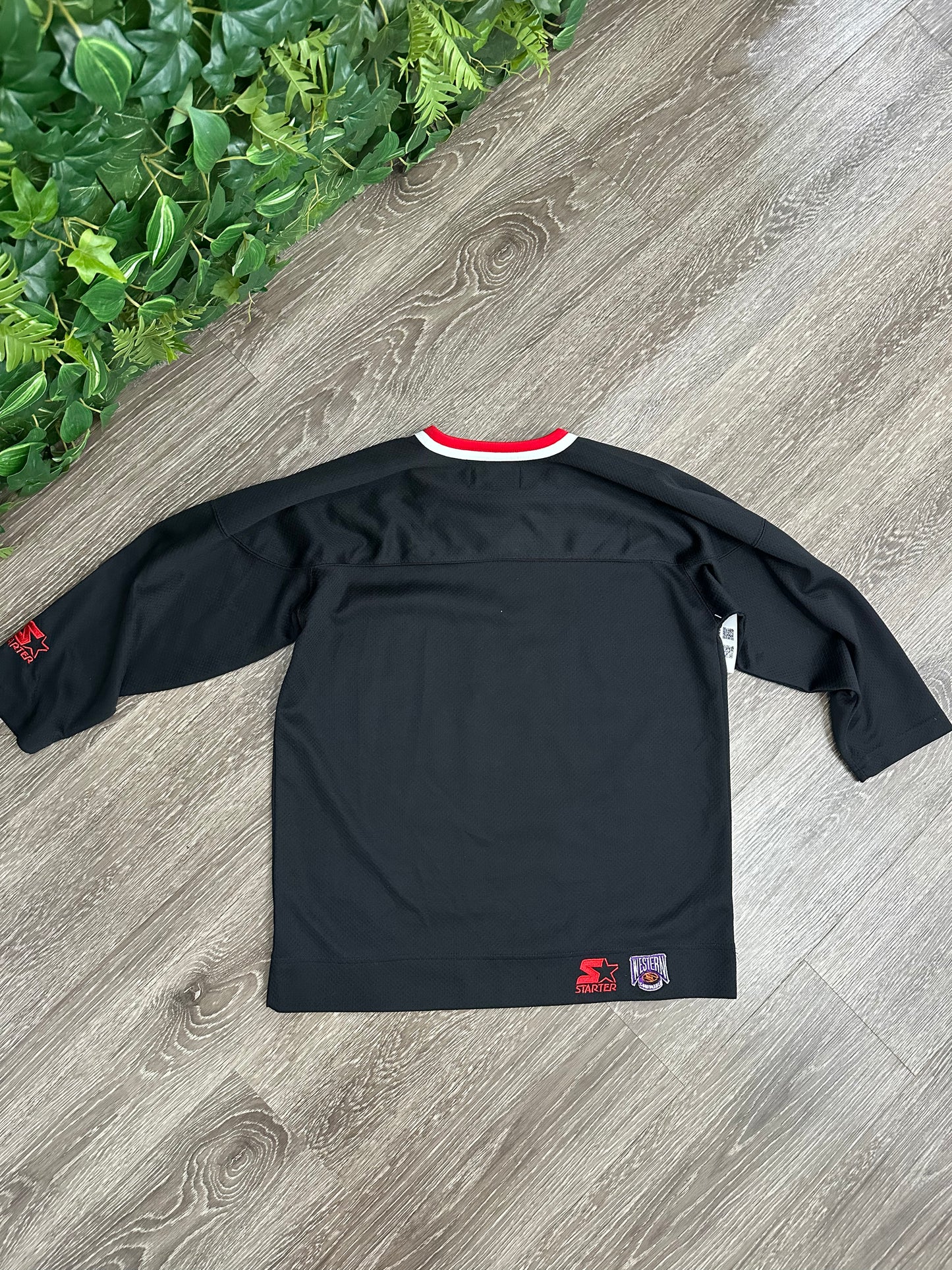 (Kids L/XL) 90s Chicago Blackhawks Starter Jersey