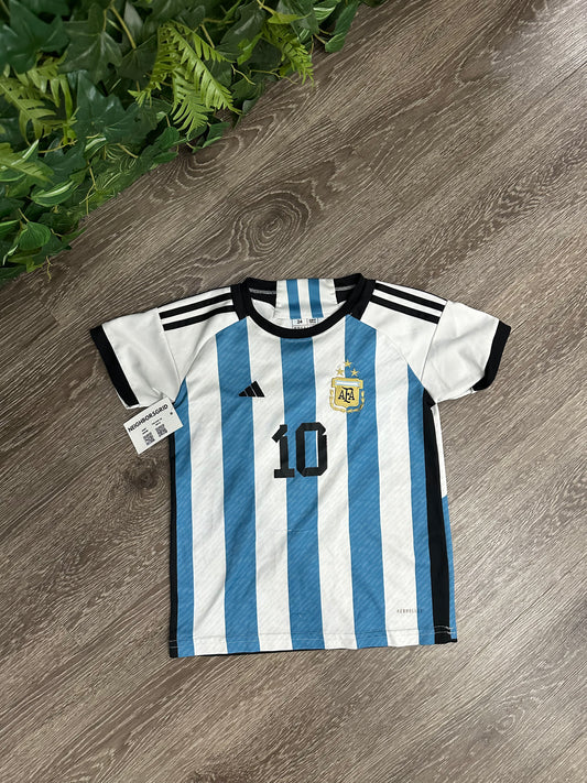 (Kids Small) Argentina Lionel Messi Soccer Jersey