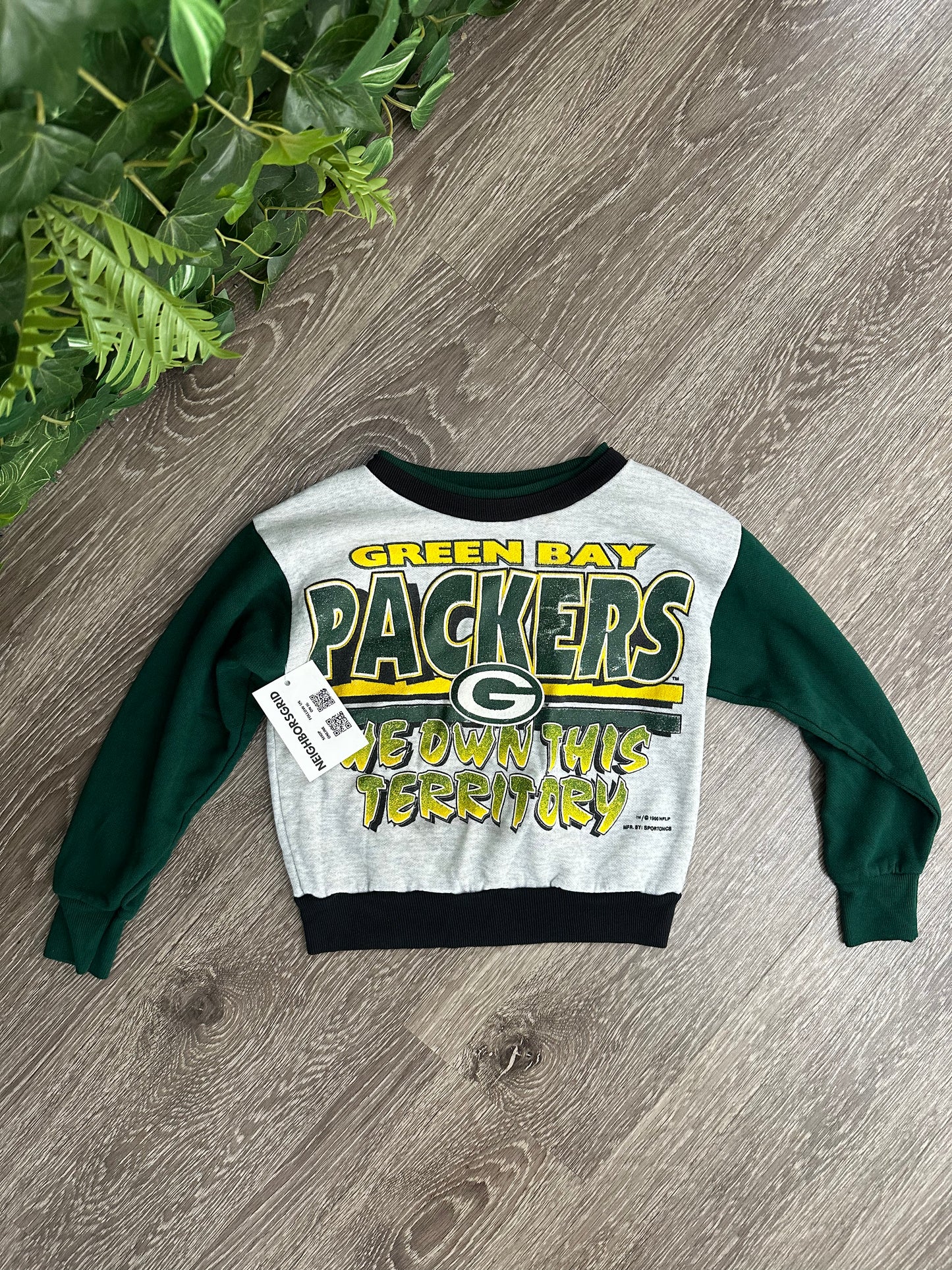 (Kids Medium) 90s Green Bay Packers Sweater