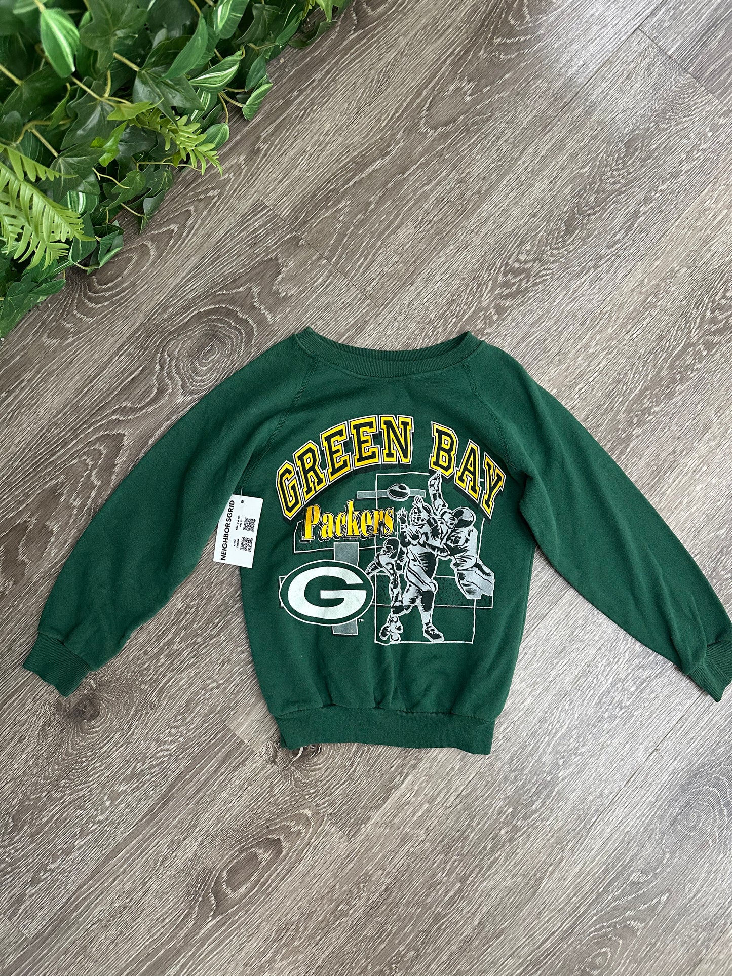 (Kids Large) 90s Green Bay Packers Sweater
