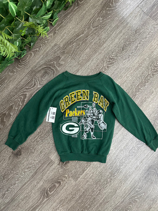 (Kids Large) 90s Green Bay Packers Sweater