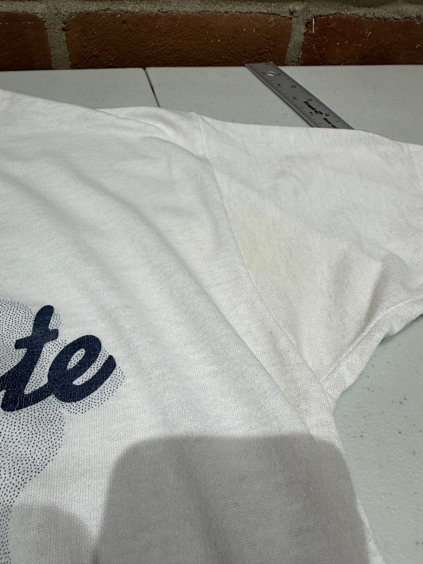 (Womens Large) 80s Penn State Spell-Out Shirt 007