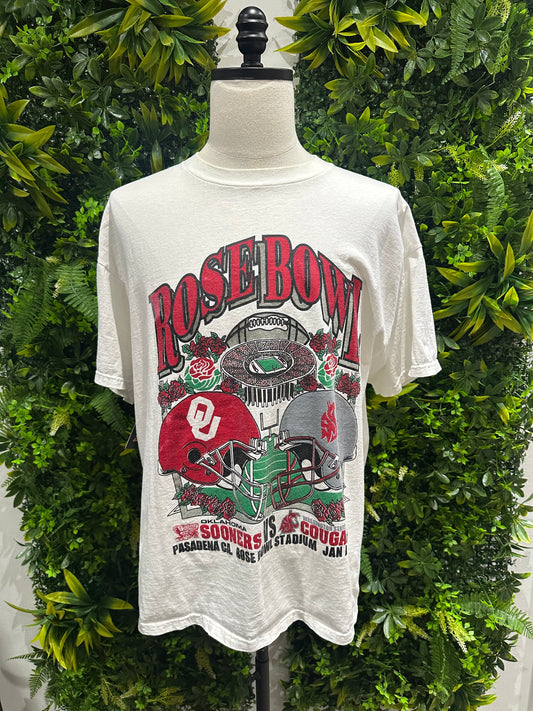 (Mens XL) 2003 Rosebowl Sooners Vs. Cougars Shirt 007