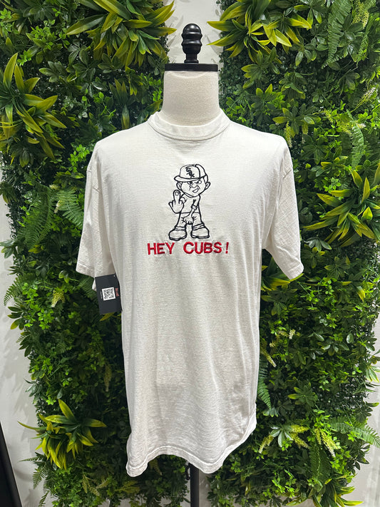 (Mens 2X) 90s Chicago White Sox 'Hey Cubs!' Shirt 007