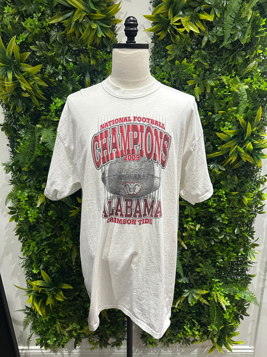 (Mens 2X) 2009 Alabama University National Champ Shirt 007