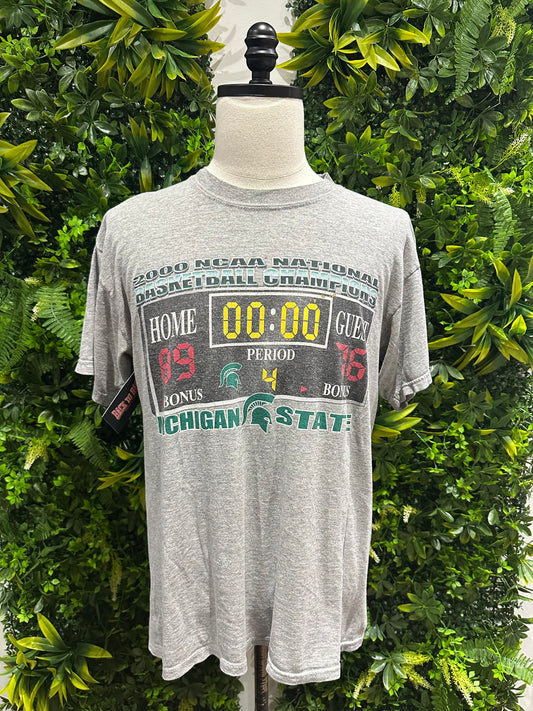 (Mens Large) 2000 Michigan State NCAA National Champ Shirt 007