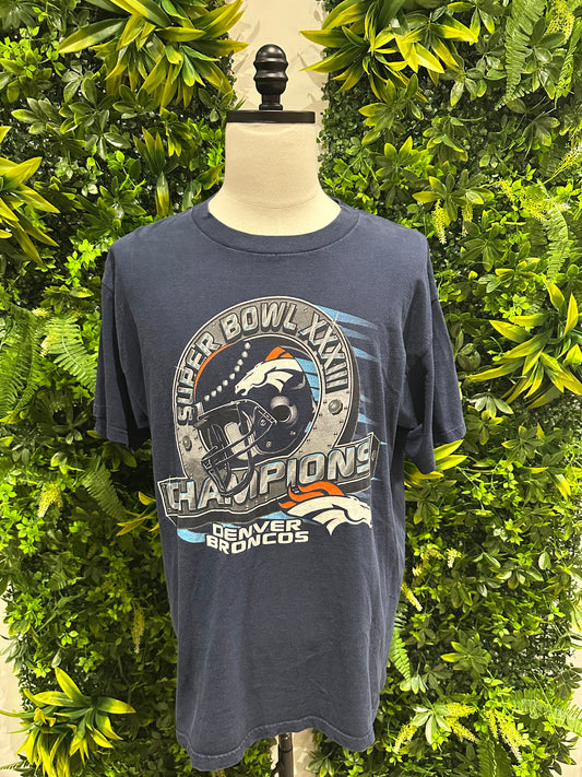 (Mens XL) 90s Denver Broncos Superbowl Champs Shirt 007