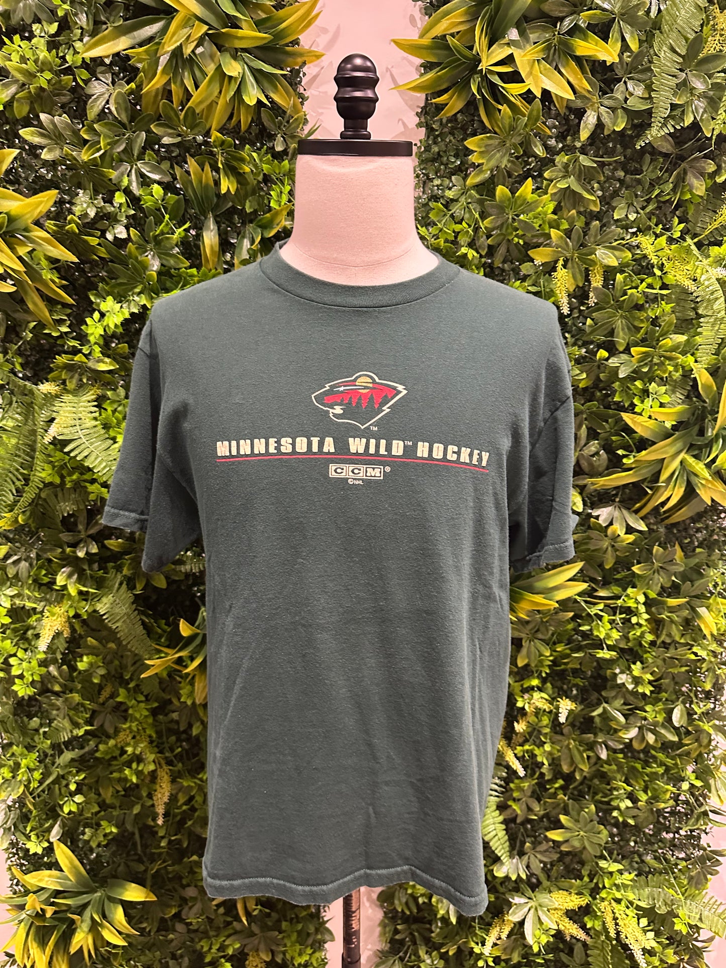 (Mens Large) NHL Minnesota Wild Shirt 007