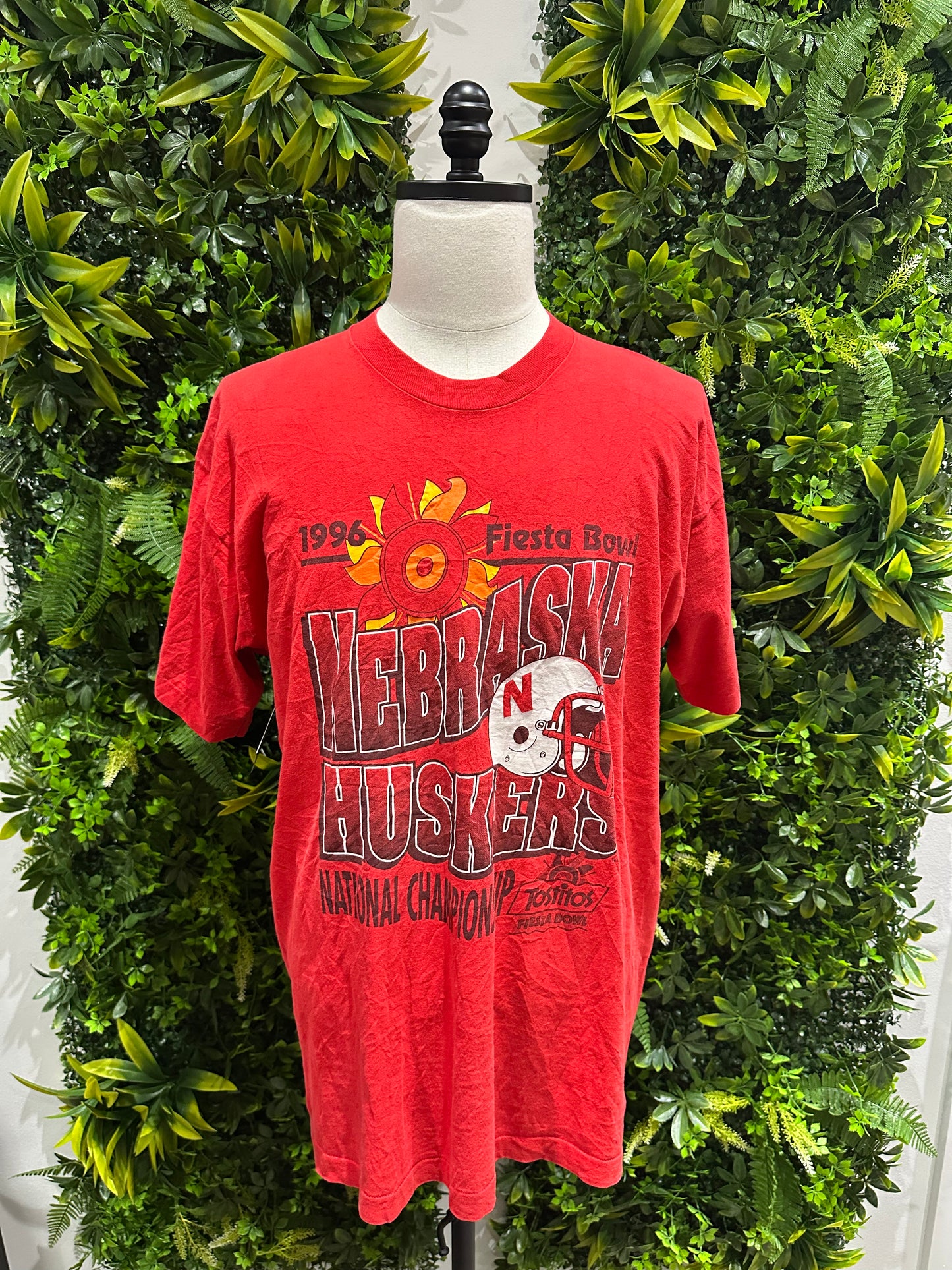(Mens 2X) 1996 Nebraska Huskers Fiesta Bowl Shirt 007