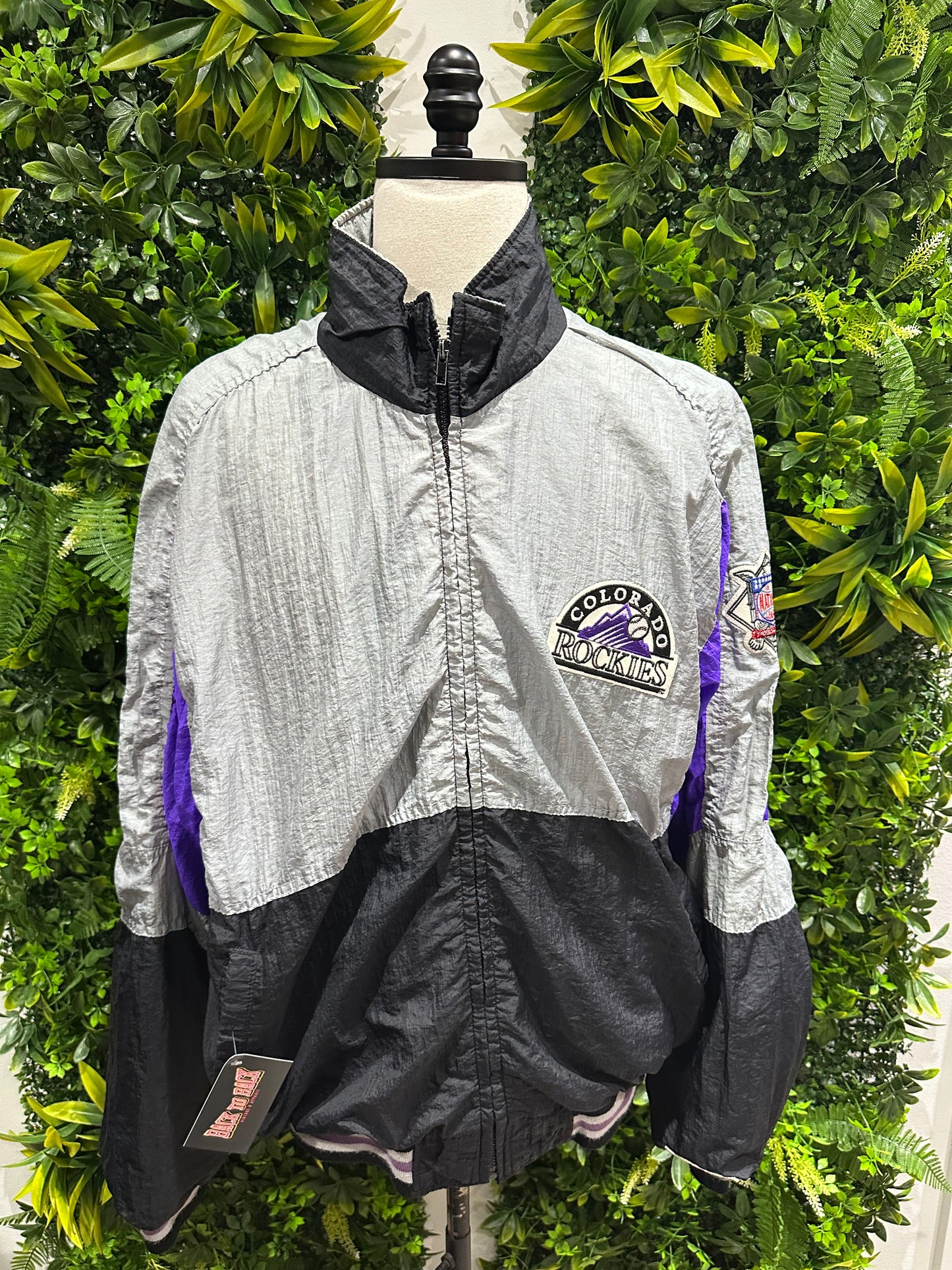 (Mens XL) 90s Colorado Rockies Windbreaker 007