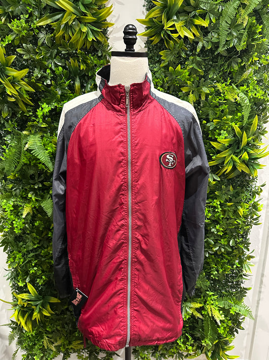 (Mens Large) 90s Starter San Francisco 49ers Windbreaker 007