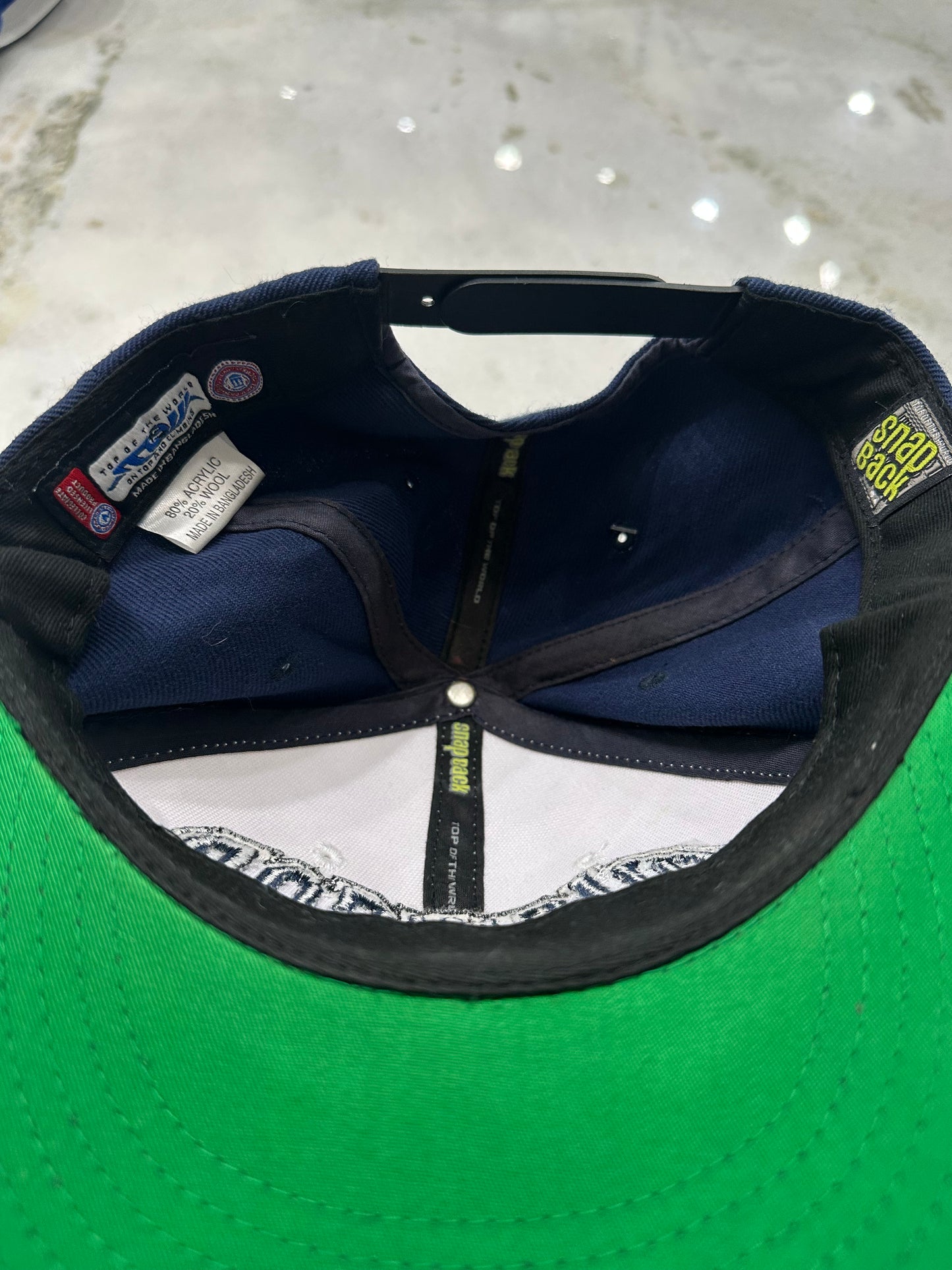 Michigan University Spell-Out Snap-Back Hat 007