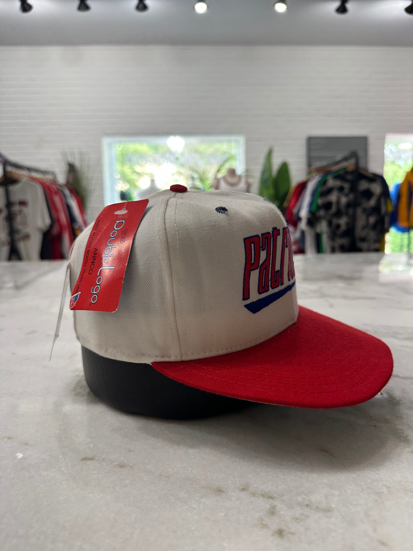 90s NFL New England Patriots Fitted Hat 007