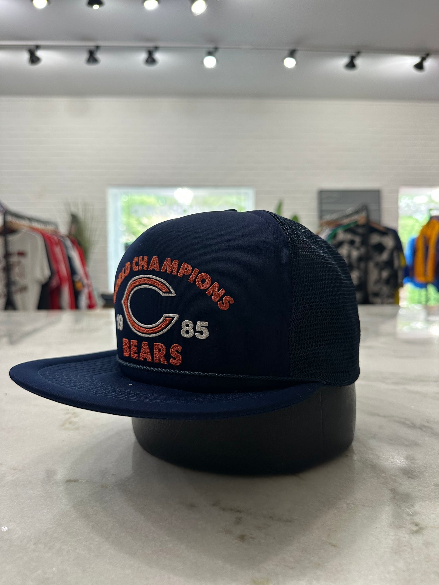 90s NFL Chicago Bears Trucker Hat 007