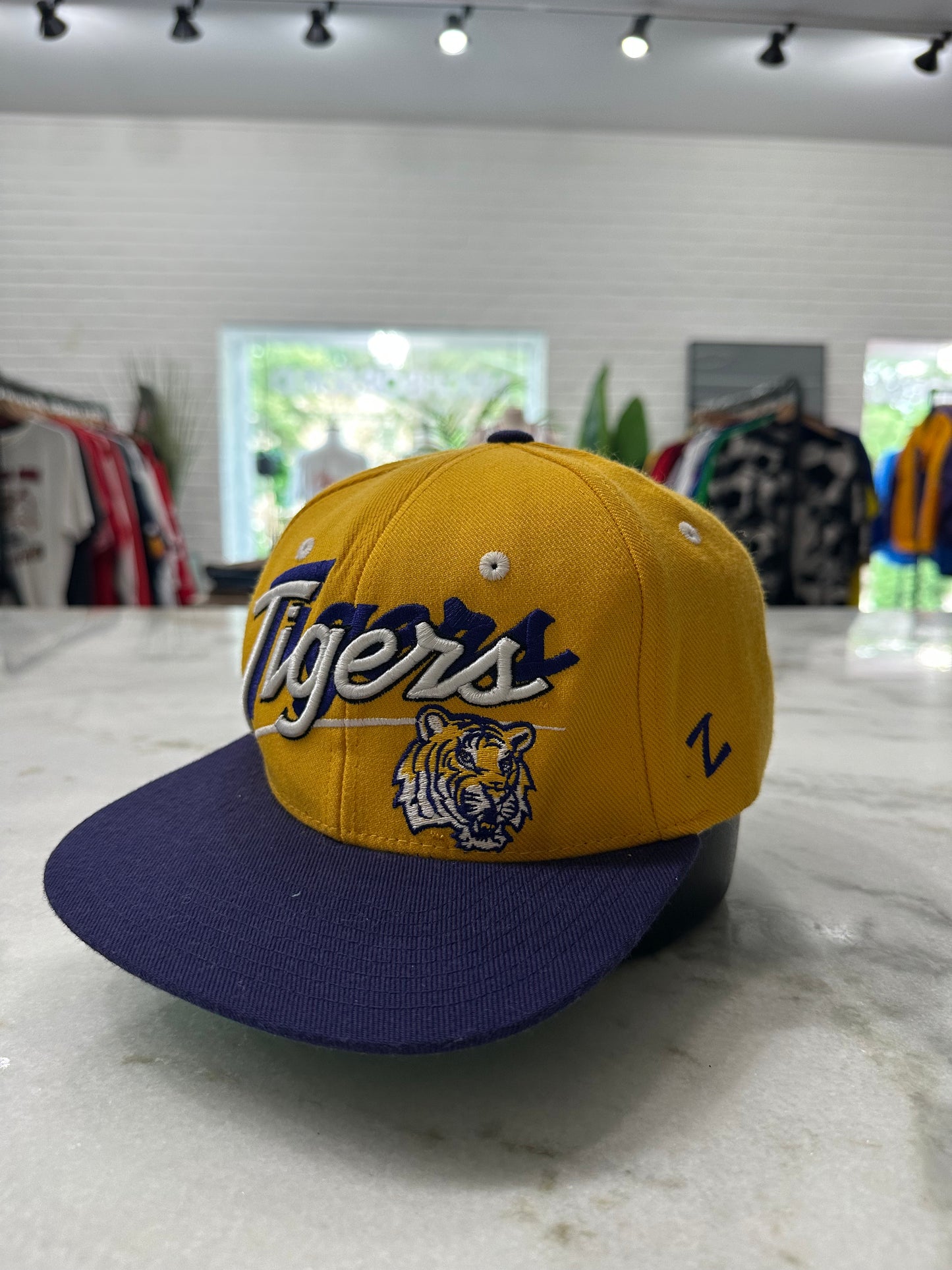 90s LSU Tigers Snap-Back Hat 007