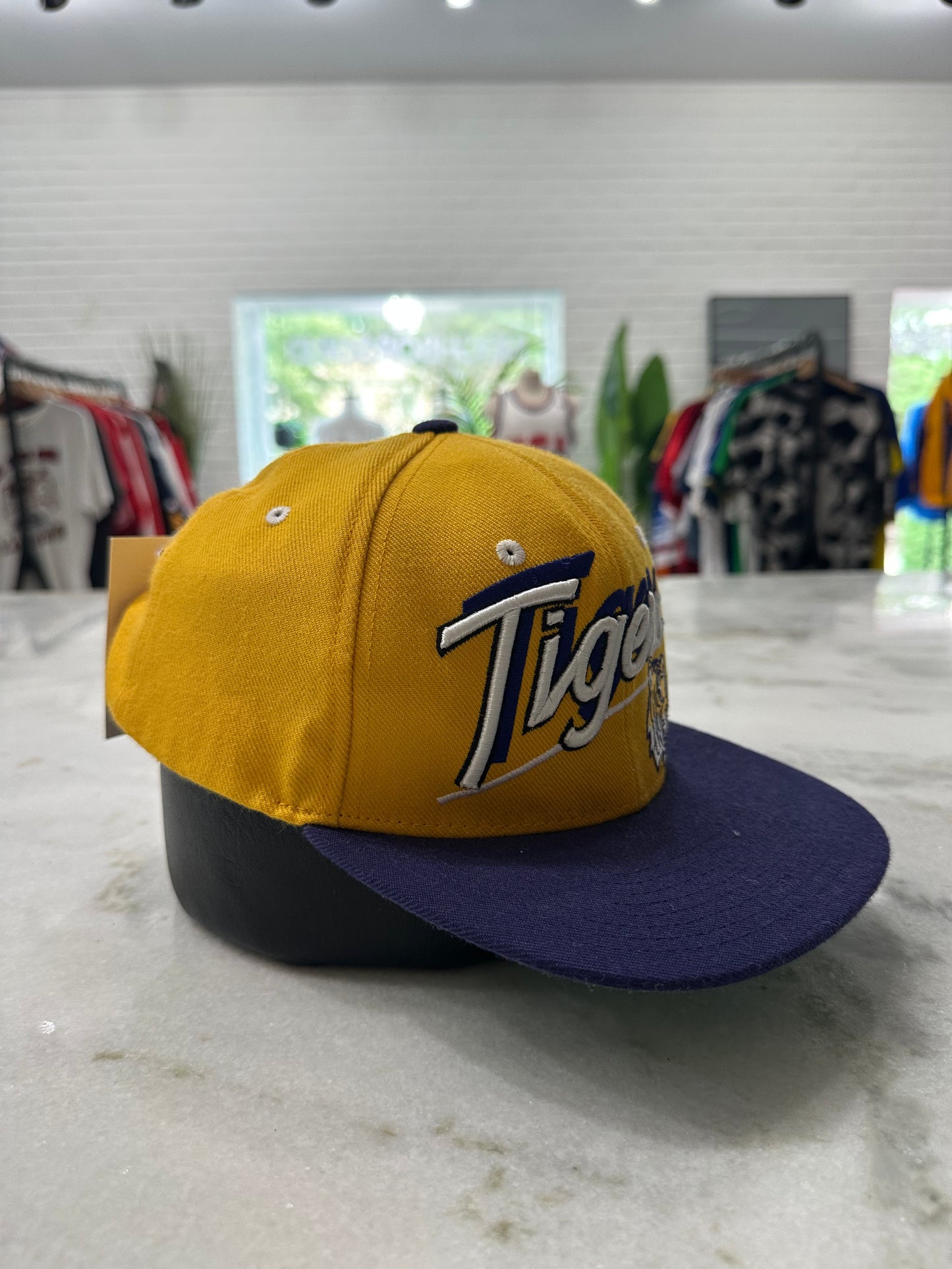 90s LSU Tigers Snap-Back Hat 007