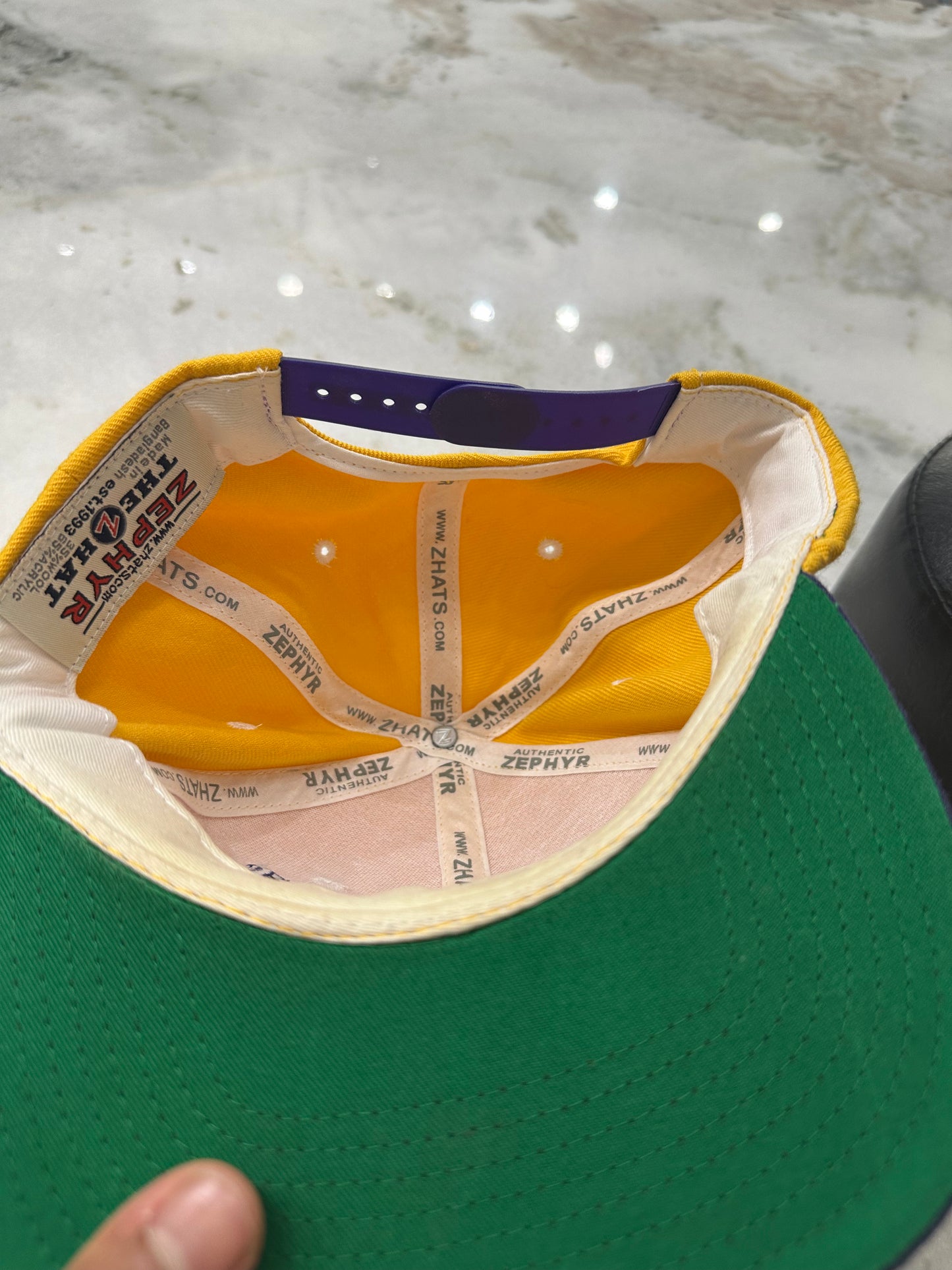 90s LSU Tigers Snap-Back Hat 007