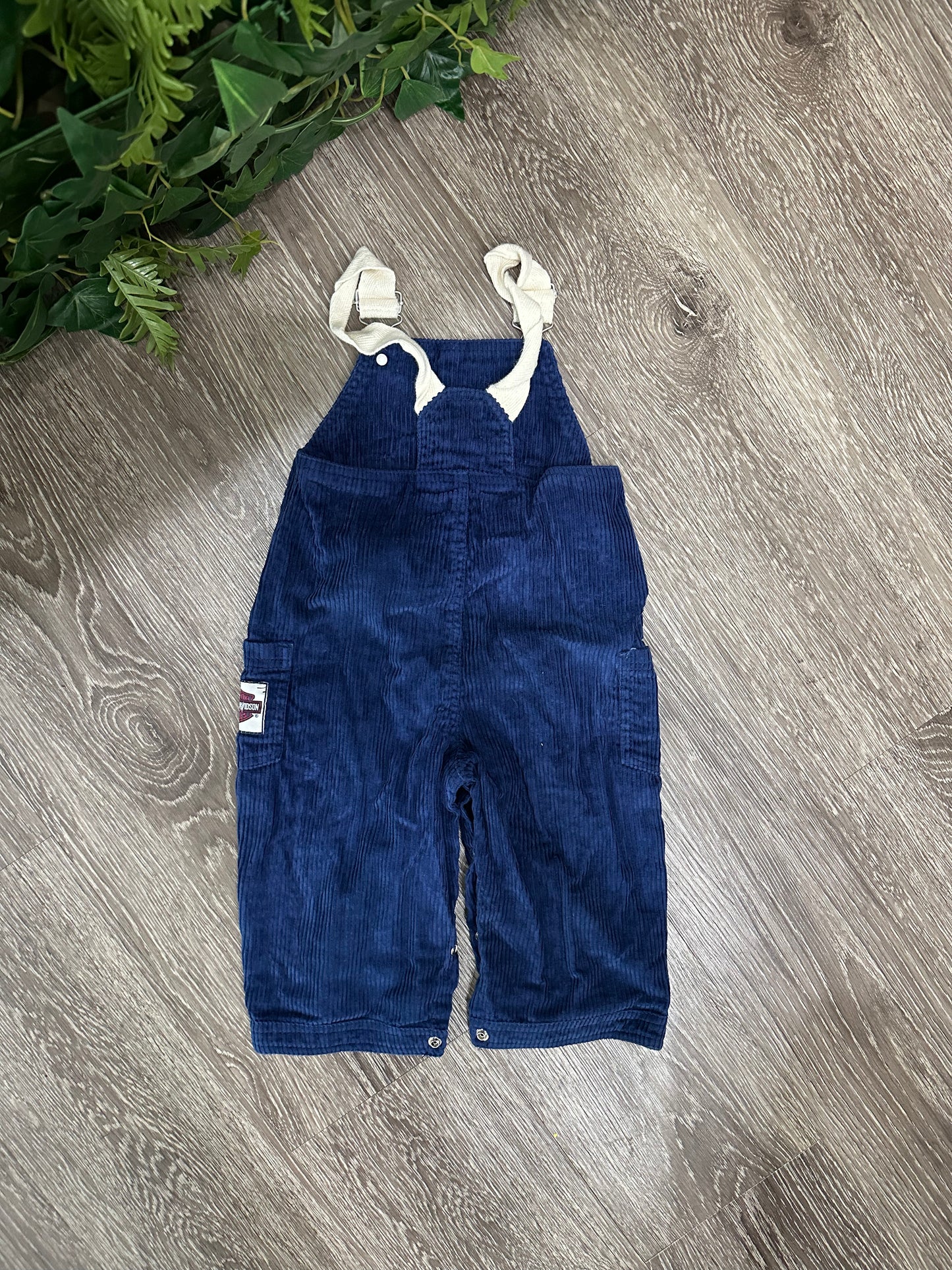 (Kids 24M) 90s Harley Davidson Overalls