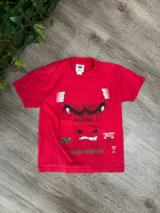 (Kids XL) Chicago Bulls 1996 Champions Shirt